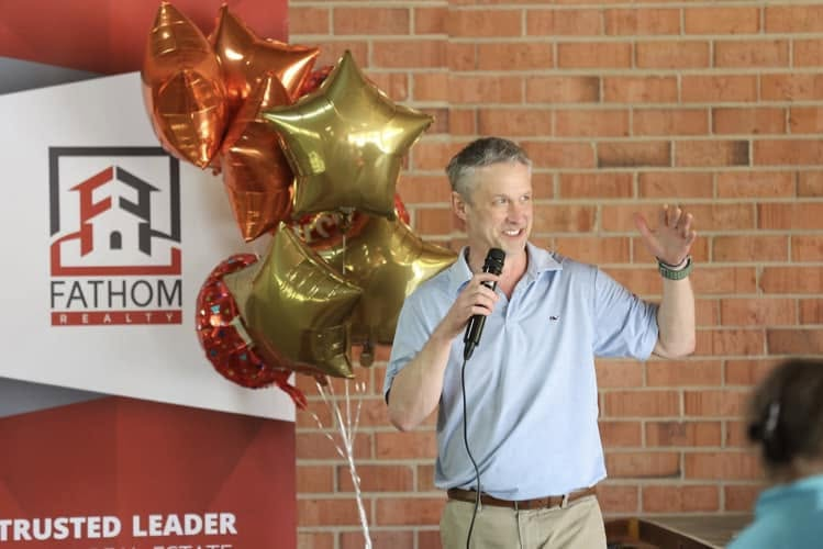 Joe speaking at a real estate event